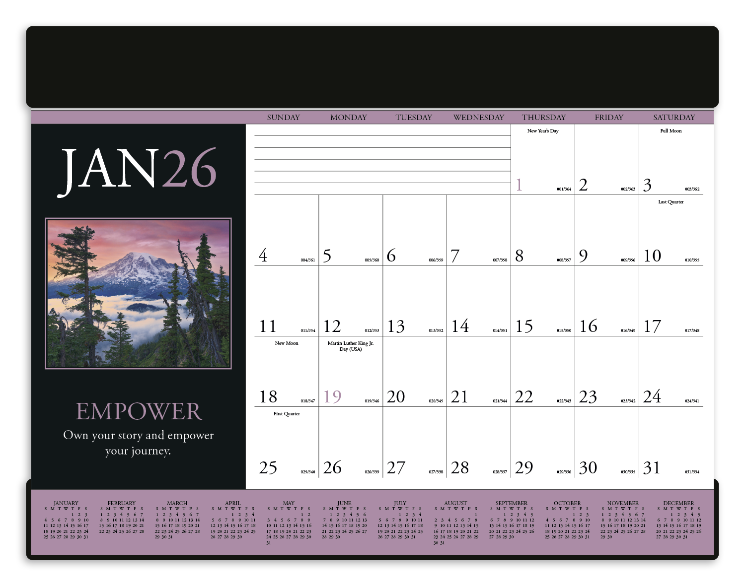 Triumph® Calendars Motivations Desk Pad 8