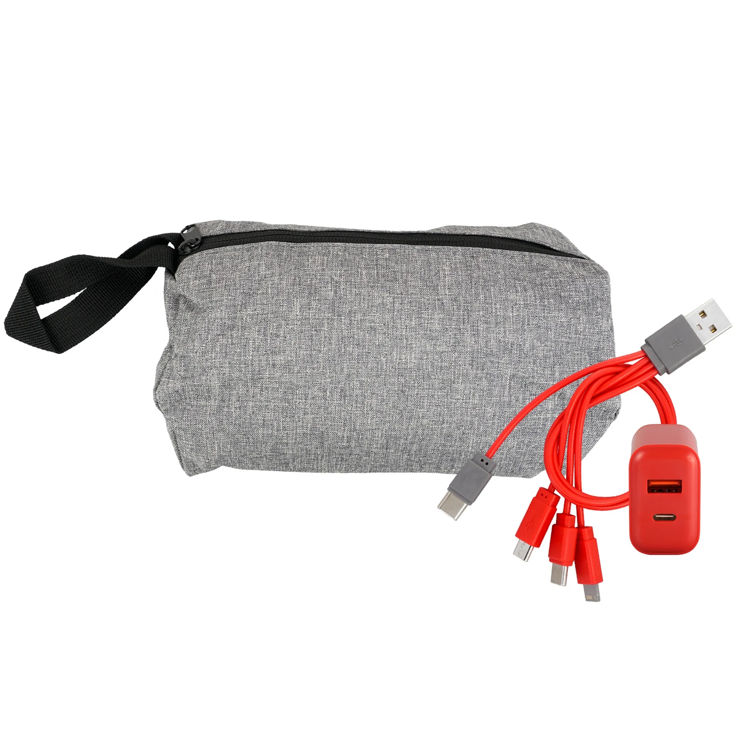 Recycled Travel Pouch Fast Charger Set 14