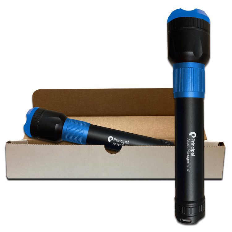 3400 LUMEN ULTRA HD USB RECHARGEABLE FLASHLIGHT WITH POWERBANK - BLUE 2