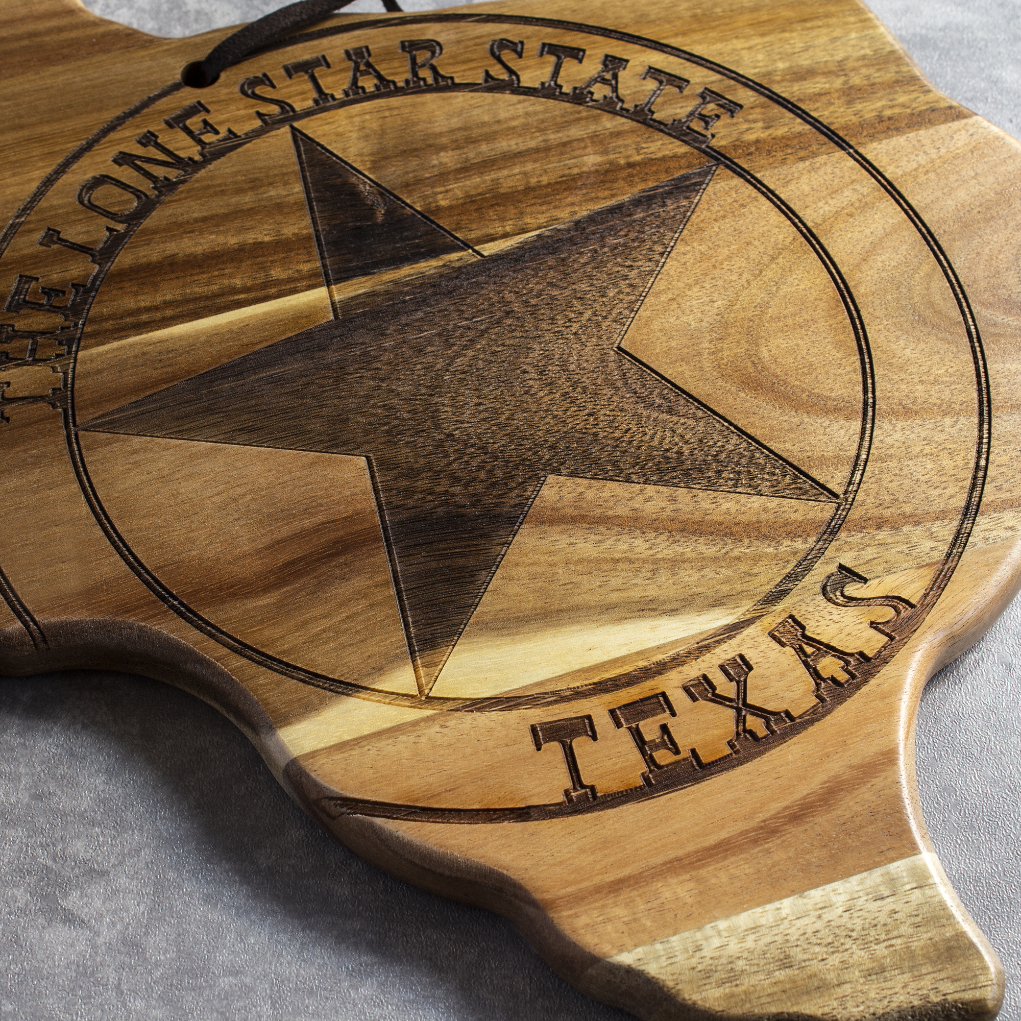 Rock & Branch® Origins Series Texas State Shaped Wood Serving and Cutting Board 7