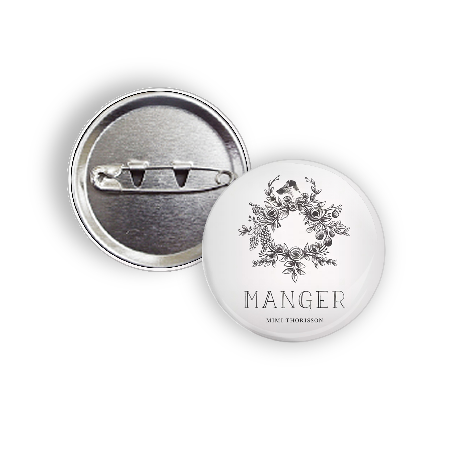 1 3/8" Metal Pin Badges 3
