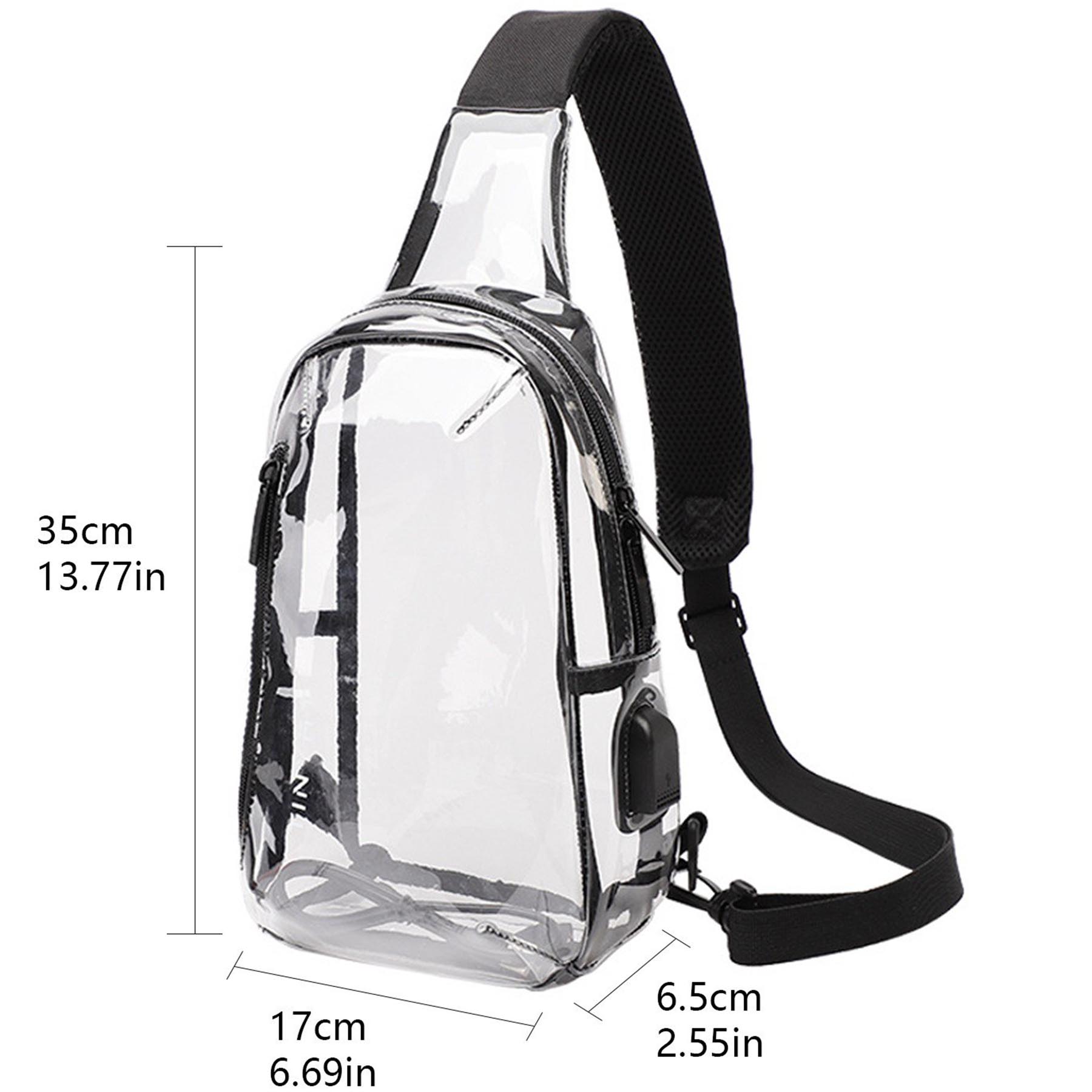 Stadium Approved Transparent Chest Bag 2