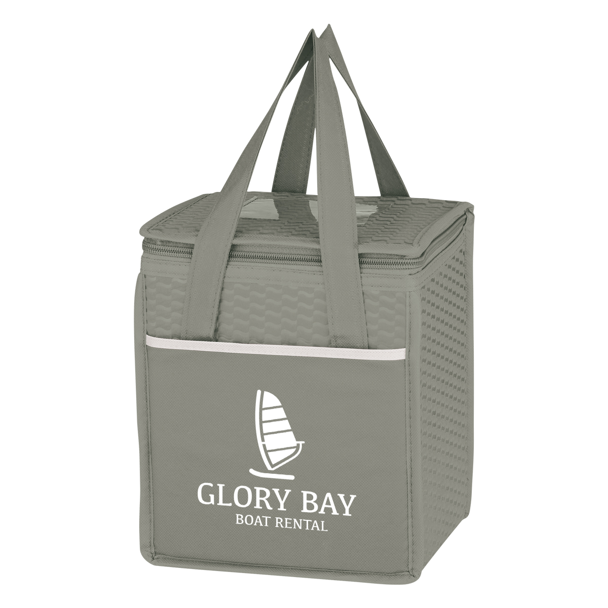 Non-Woven Wave Design Kooler Lunch Bag 17