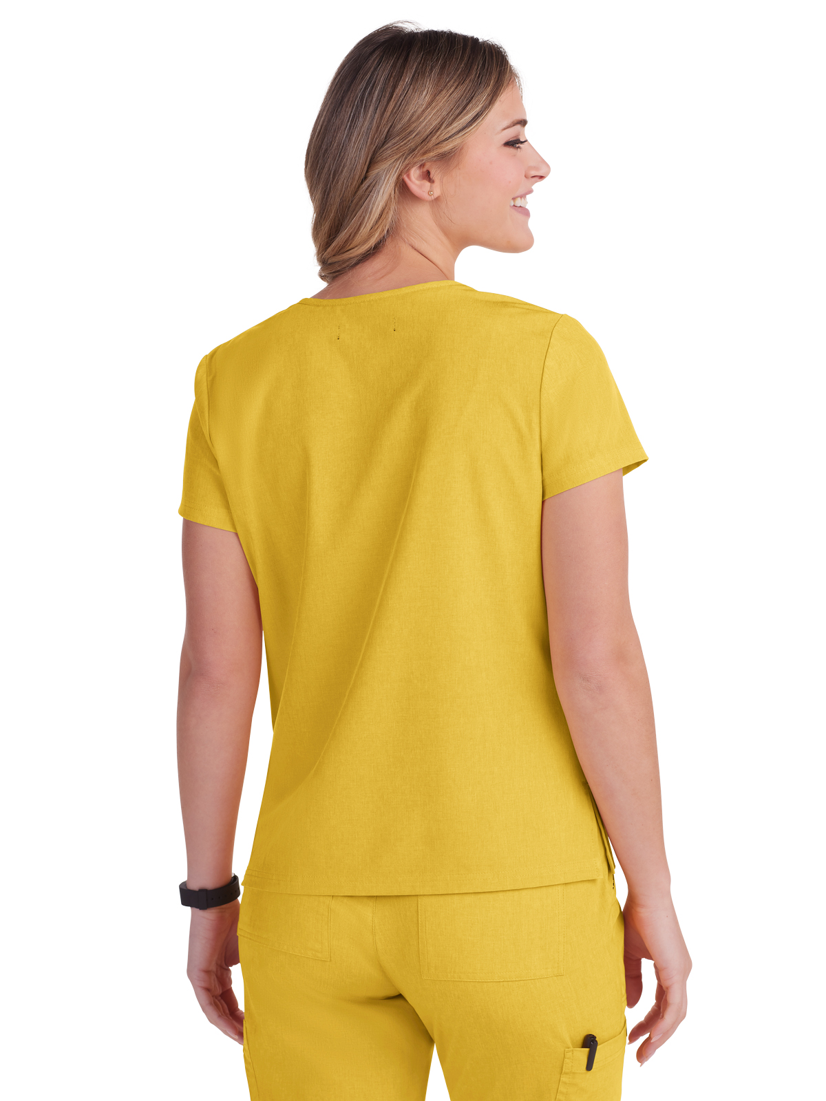 koi - Basics - Women's Four-Pocket Stretch V-Neck Becca Top 101