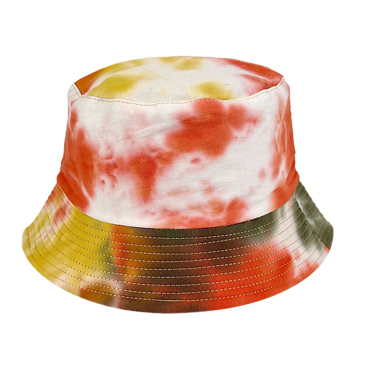 Plastic Tie Dye Hat with Foldable Double Sided Design 58