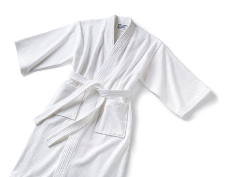 12 oz. Kimono Collar Terry Bathrobe 1