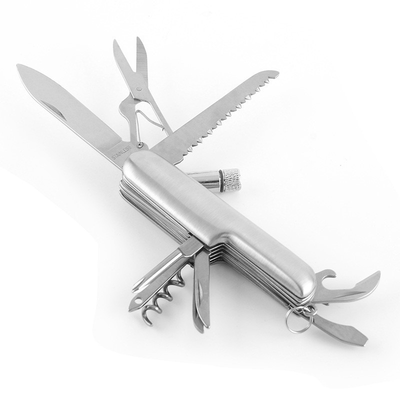 Multi-Function Tool Pocket Knife with Mini Flashlight 8