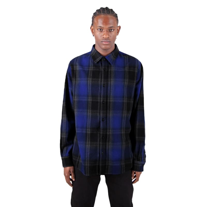 Shaka Wear Men's Plaid Flannel Overshirt 25