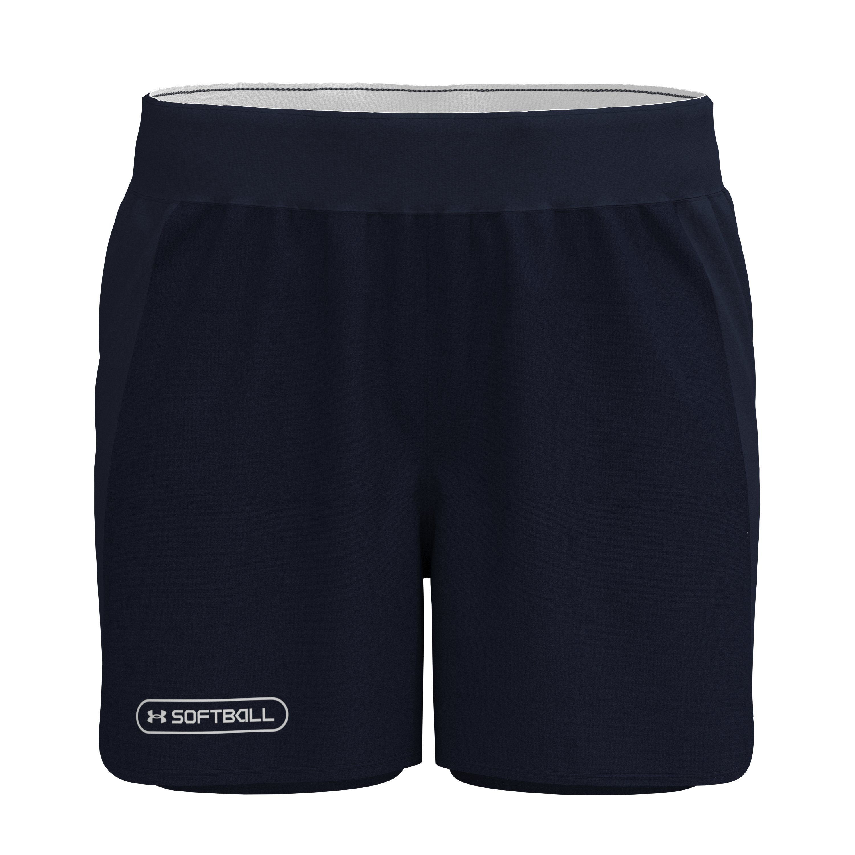 UA 2-in-1 Women's Softball Shorts 5