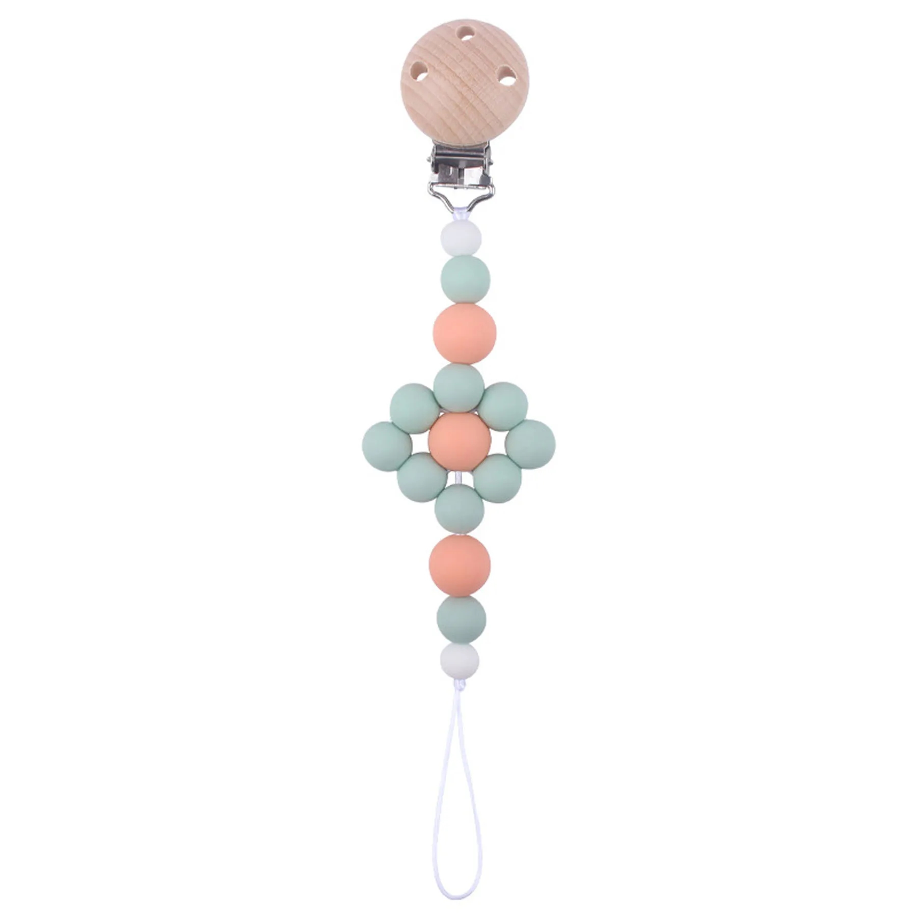 Baby Soothing Beech Pacifier Clip 8