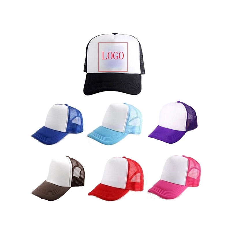 Flat Billed Trucker Hat 2
