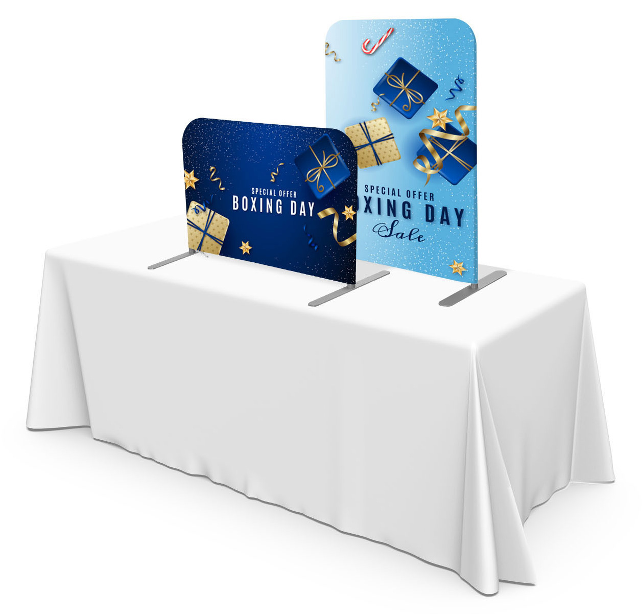 Tabletop Straight Display - 72"wx24"h - FABRIC ONLY 2