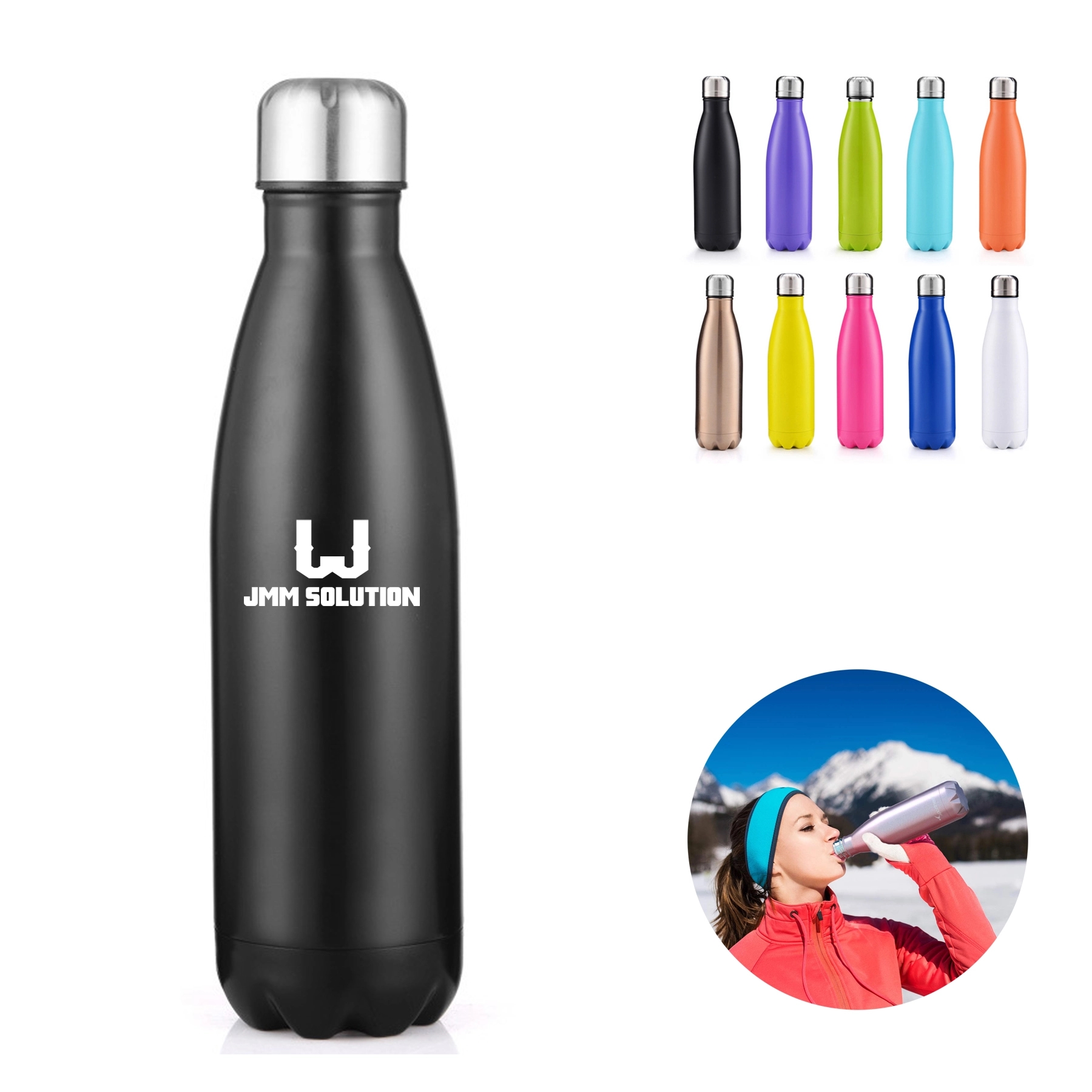 17 Oz Stainless Steel Kids Water Bottle 2