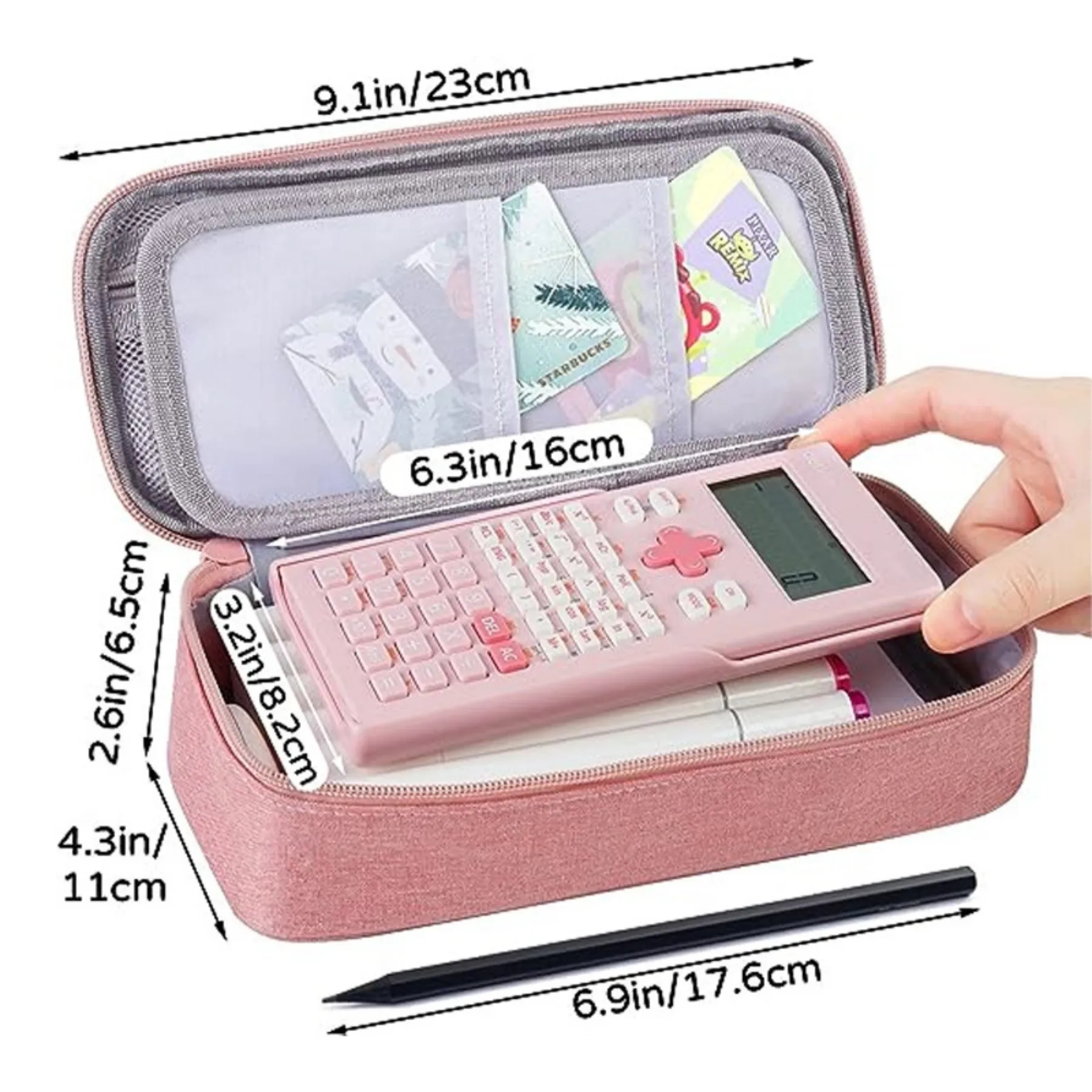 Big Capacity Pencil Pen Case Bag 5
