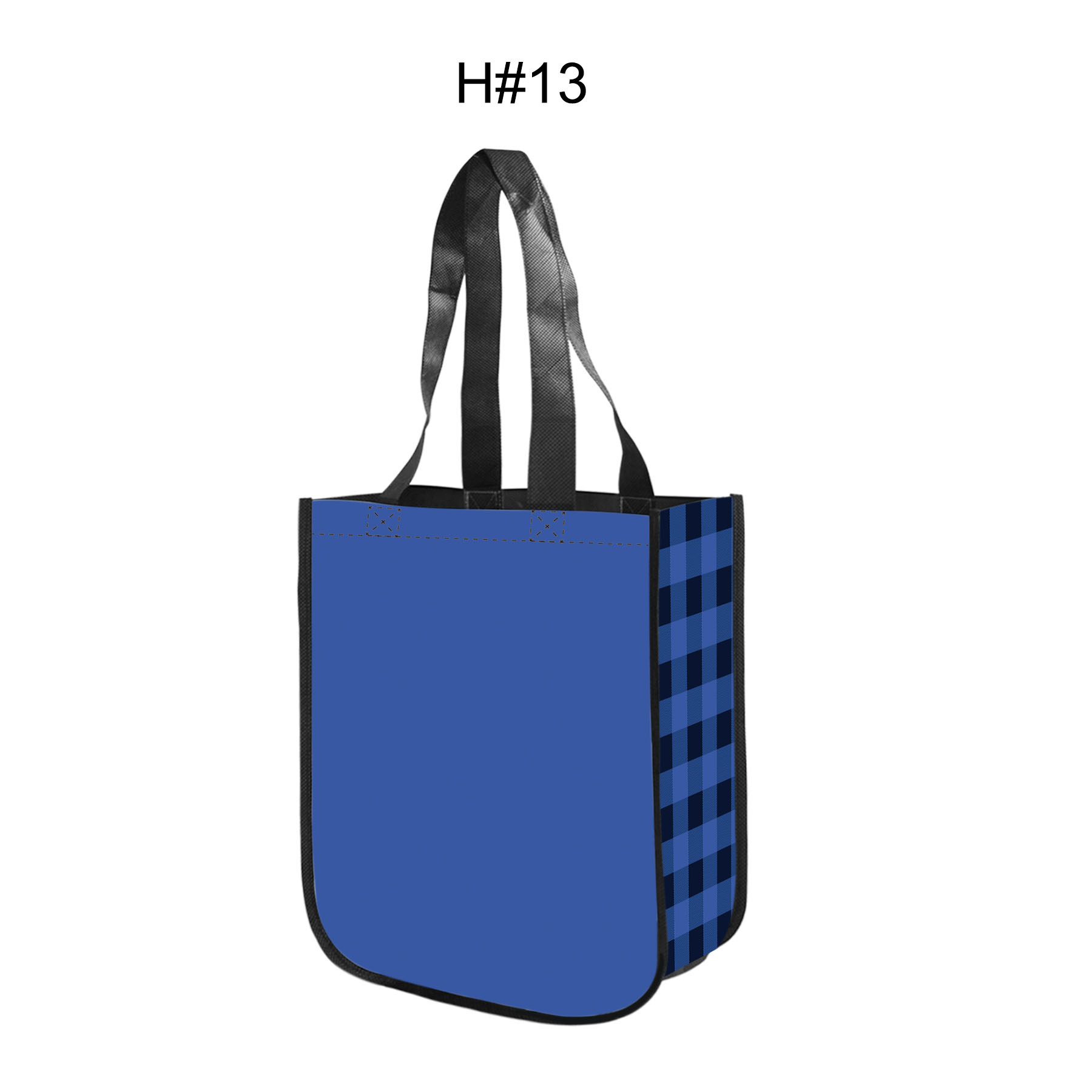 Free Shipping Christmas Design Gusset Laminated Tote Bag 17