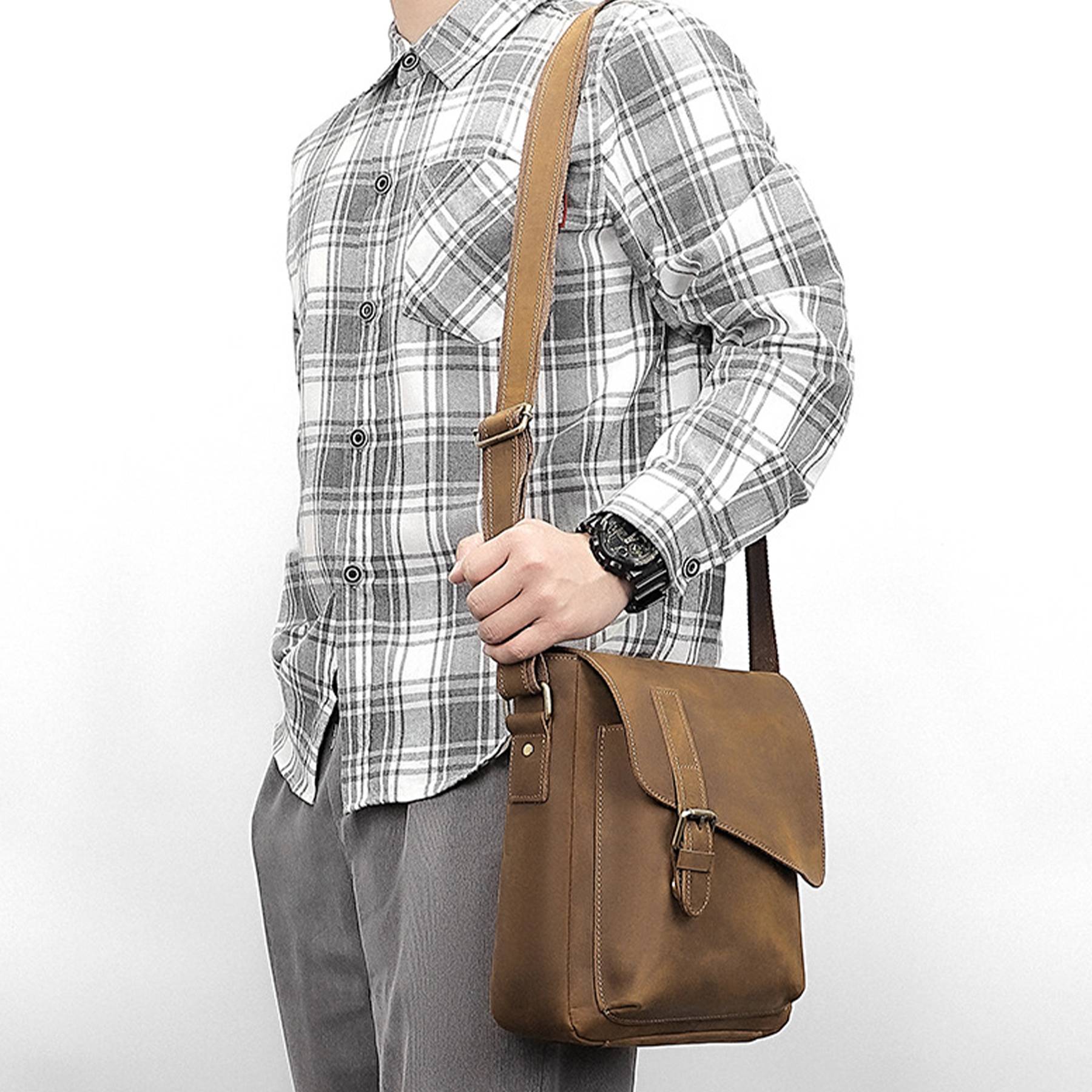 Genuine Leather Shoulder Crossbody Bags Waterproof 2