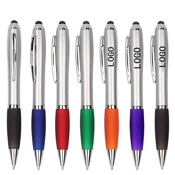Promotional Curvy Stylus Twist Pen 2