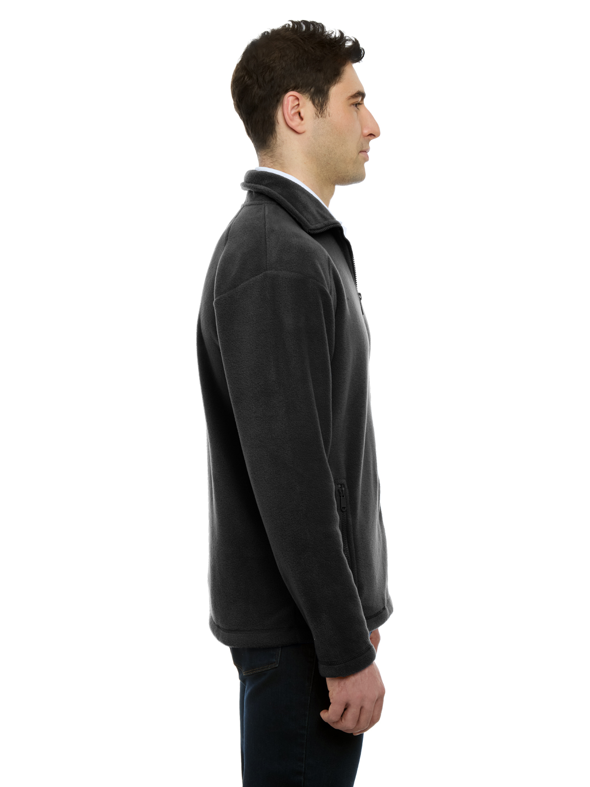 Blue Generation - Unisex 2-Pocket Micro Fleece Zip Pullover 11