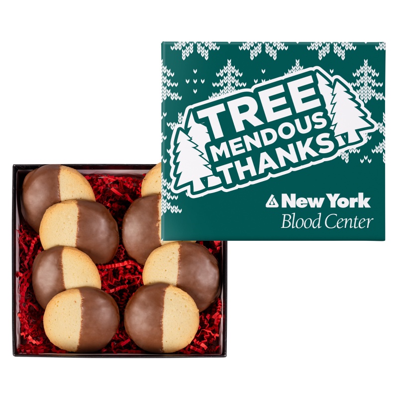 Chocolate Dipped Butter Cookie in Gift Box 1