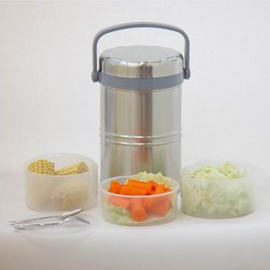 74 oz. Stainless Steel Thermo Lunch Box 1