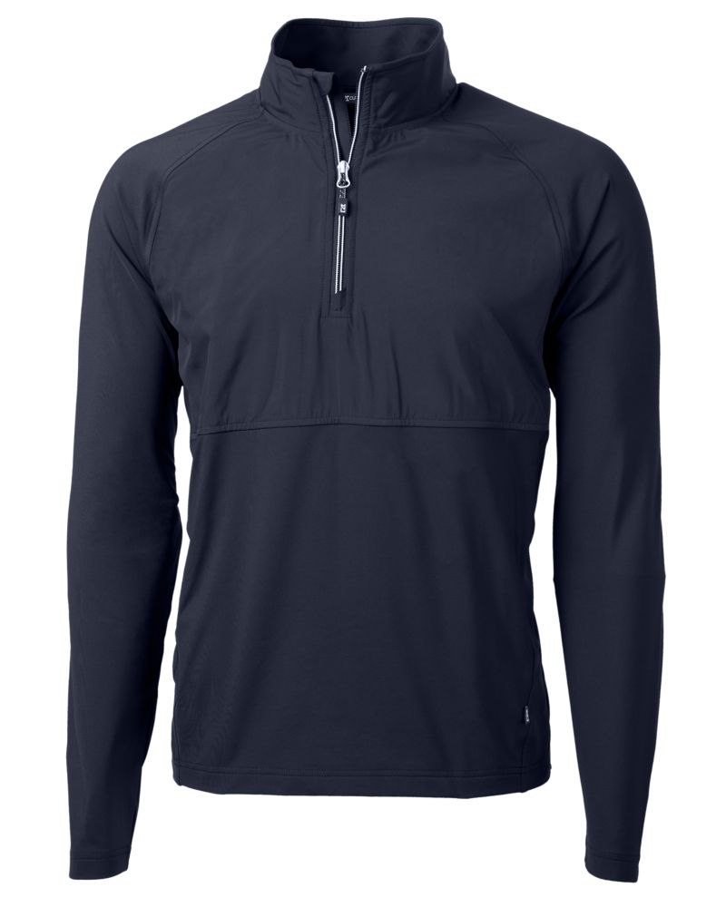 Cutter & Buck Adapt Eco Knit Hybrid Recycled Mens Quarter Zip 5