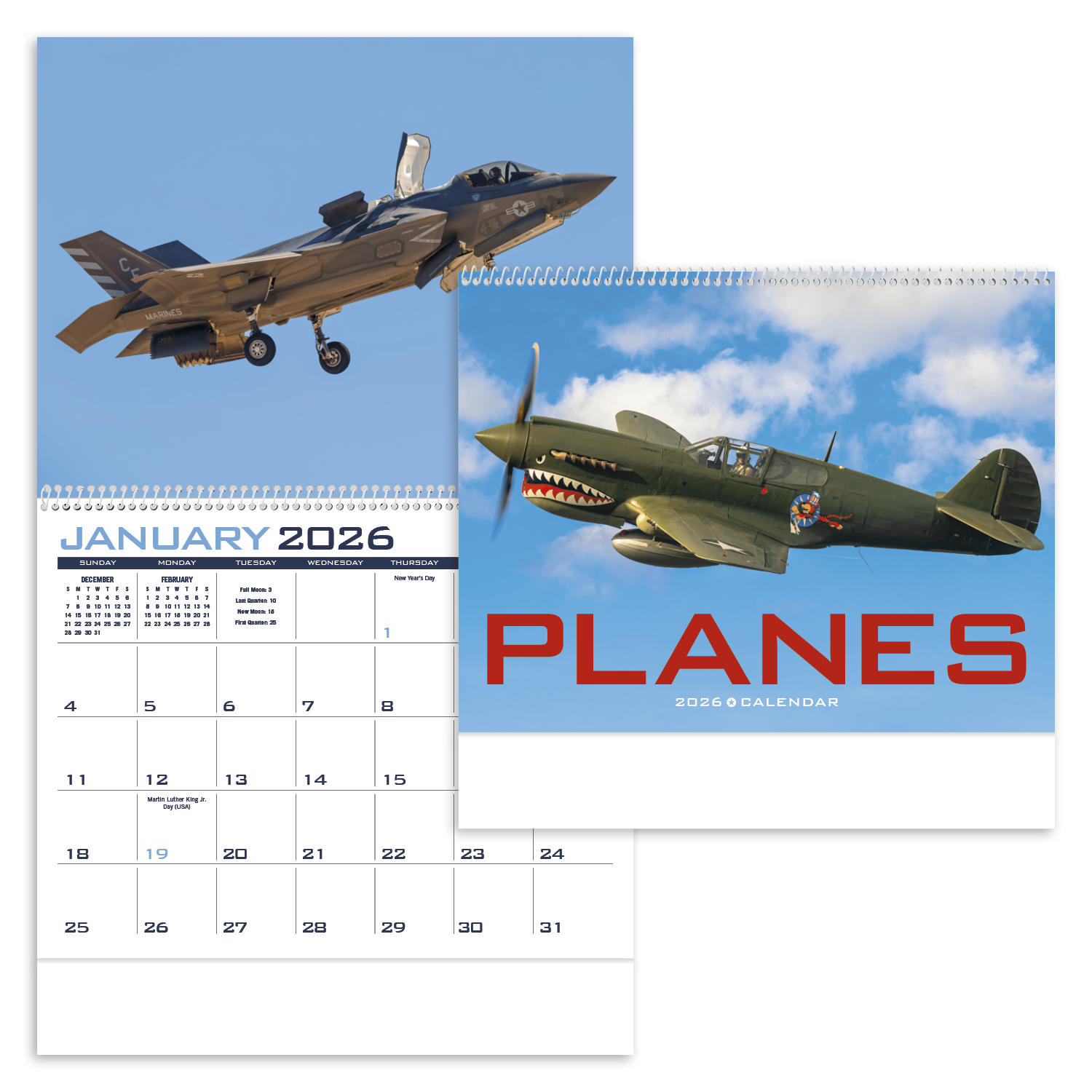 Triumph® Calendars Planes Calendar 12