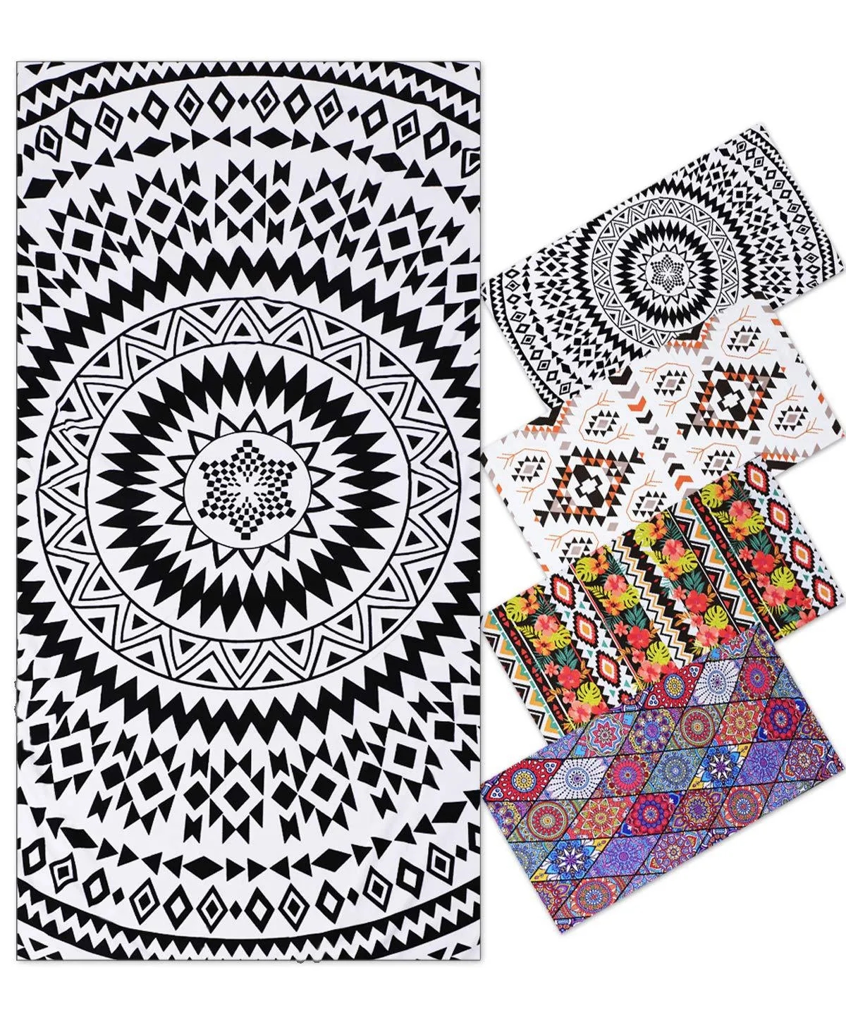 Full Color Beach Towel - 31.5'' x 63'' 4