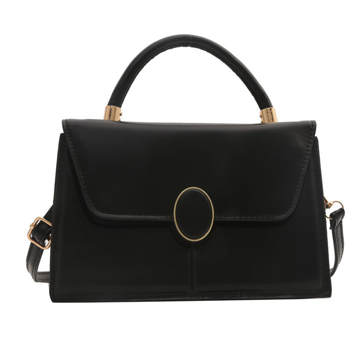 PU Leather Handheld Small Square Bag 4