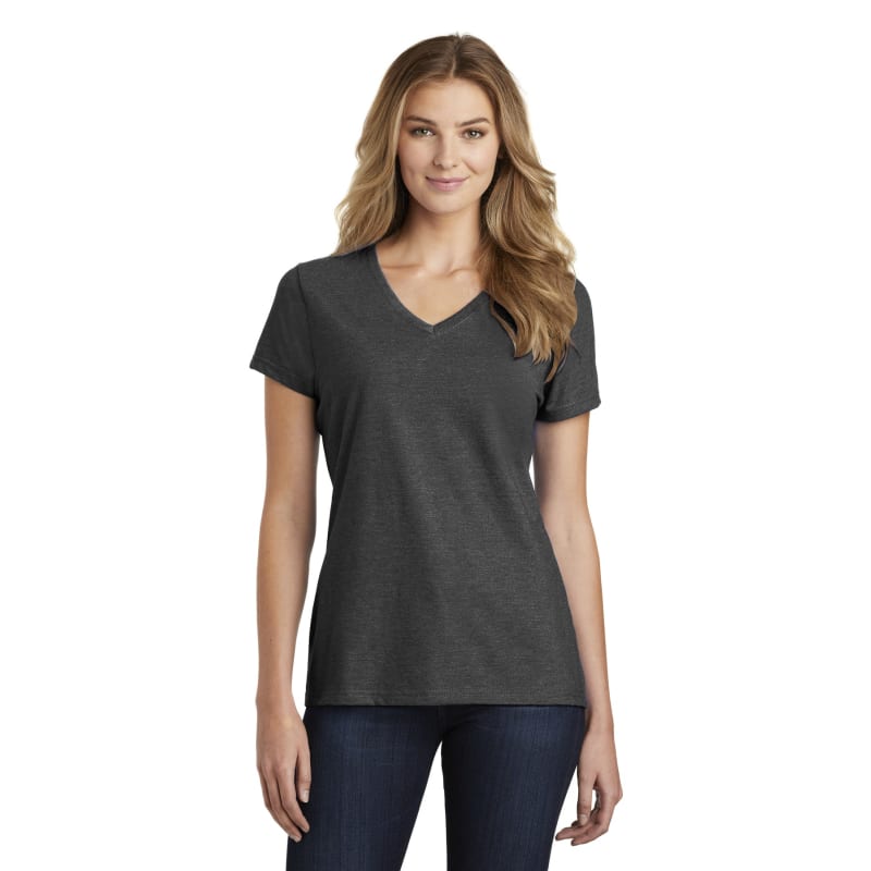 Port & Company Women's Fan Favorite Blend V-Neck Tee. 66