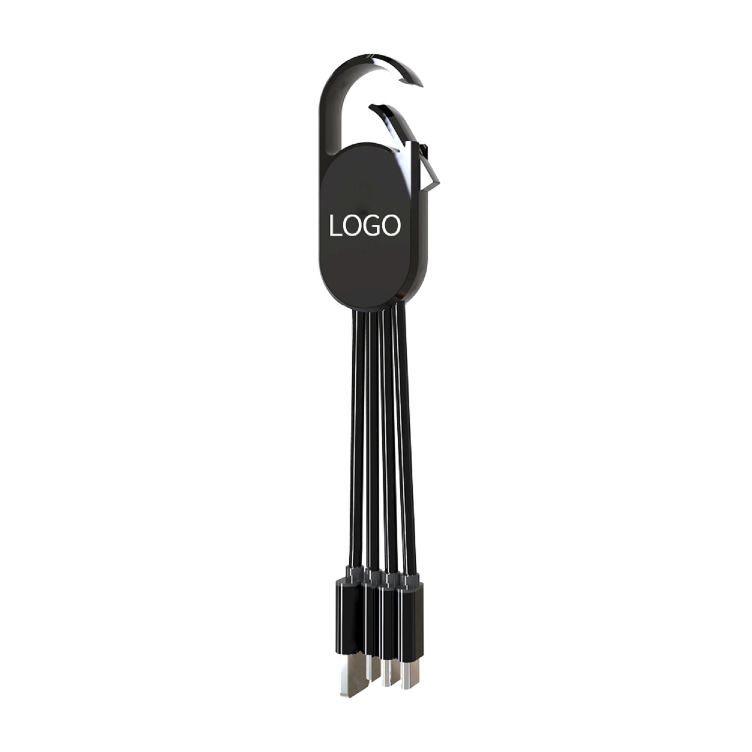 4-in-1 LED Light-Up Charging Cable with Hook 4