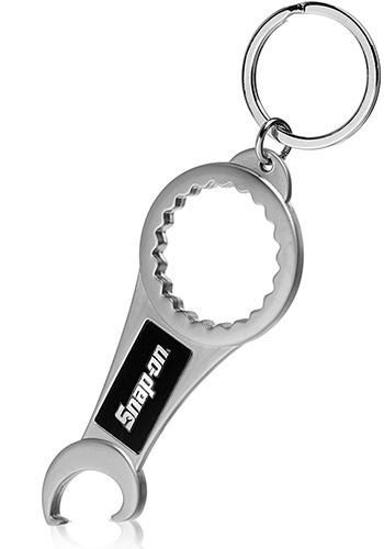 Two in One Bottle Opener Metal Keychain 2