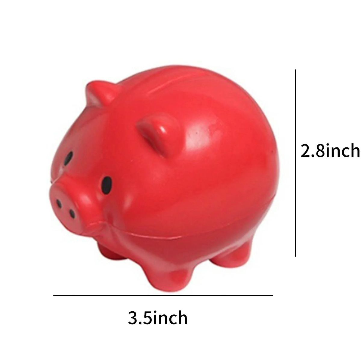 PU Soft Pig Shaped Stress Ball 3
