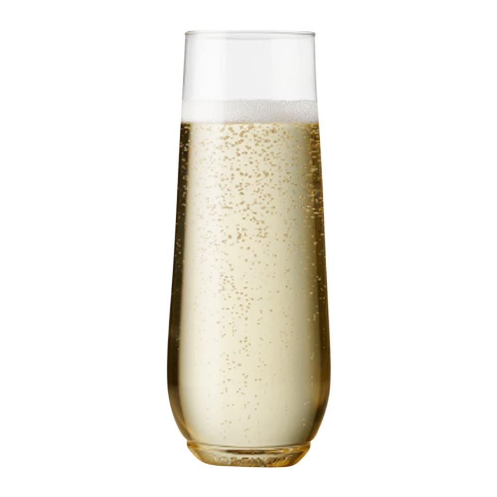 9oz Plastic Stemless Champagne Flute 2