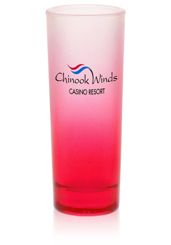 2 oz. Tall Shot Glasses - Colored & Frosted 20