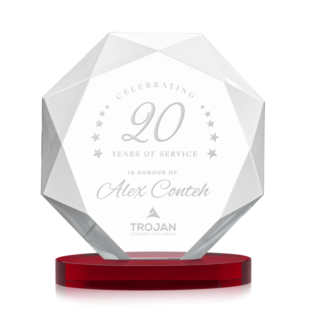 Kitchener Award on Alberton Base - Red 4