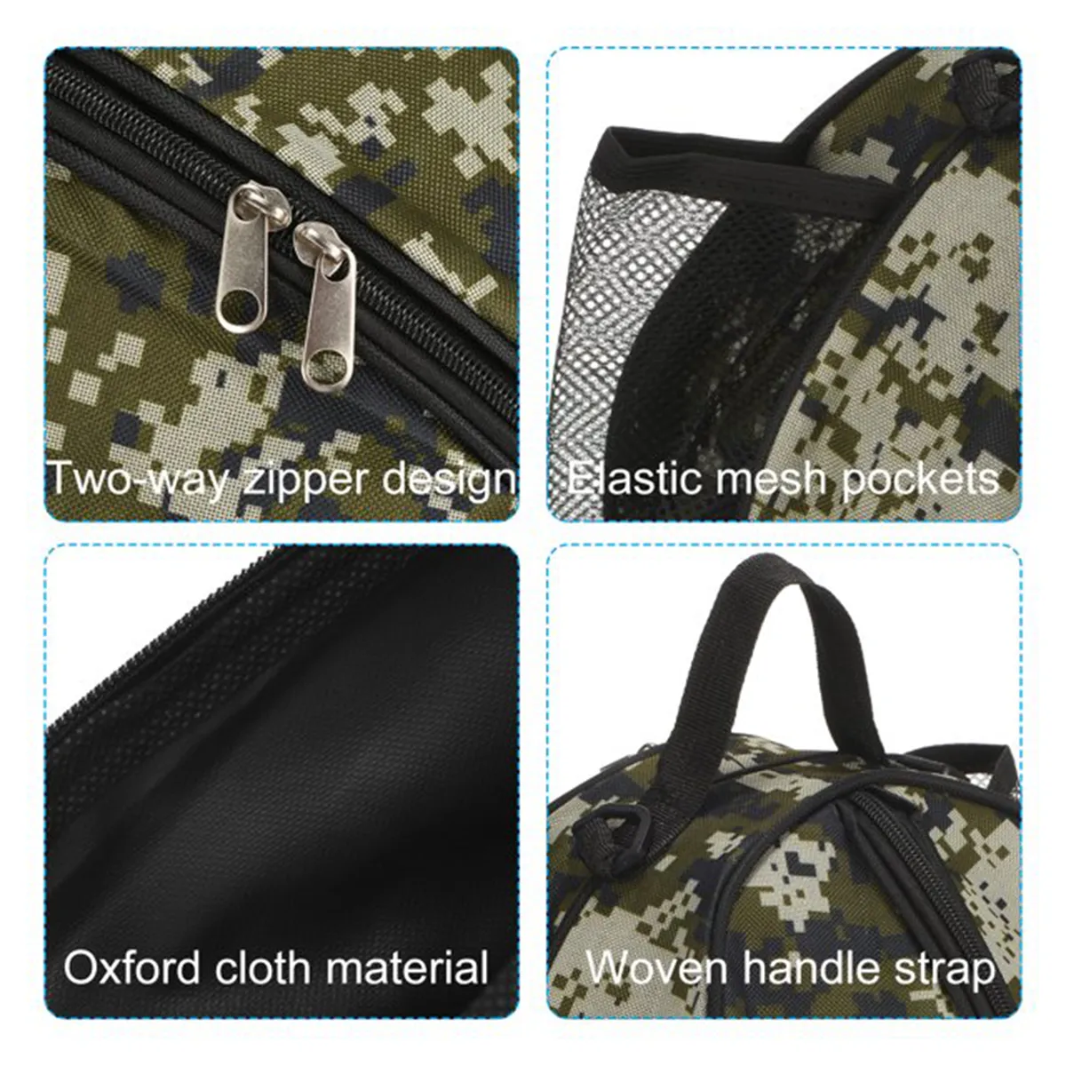 Adjustable Waterproof Basketball Bag With Shoulder Strap 7