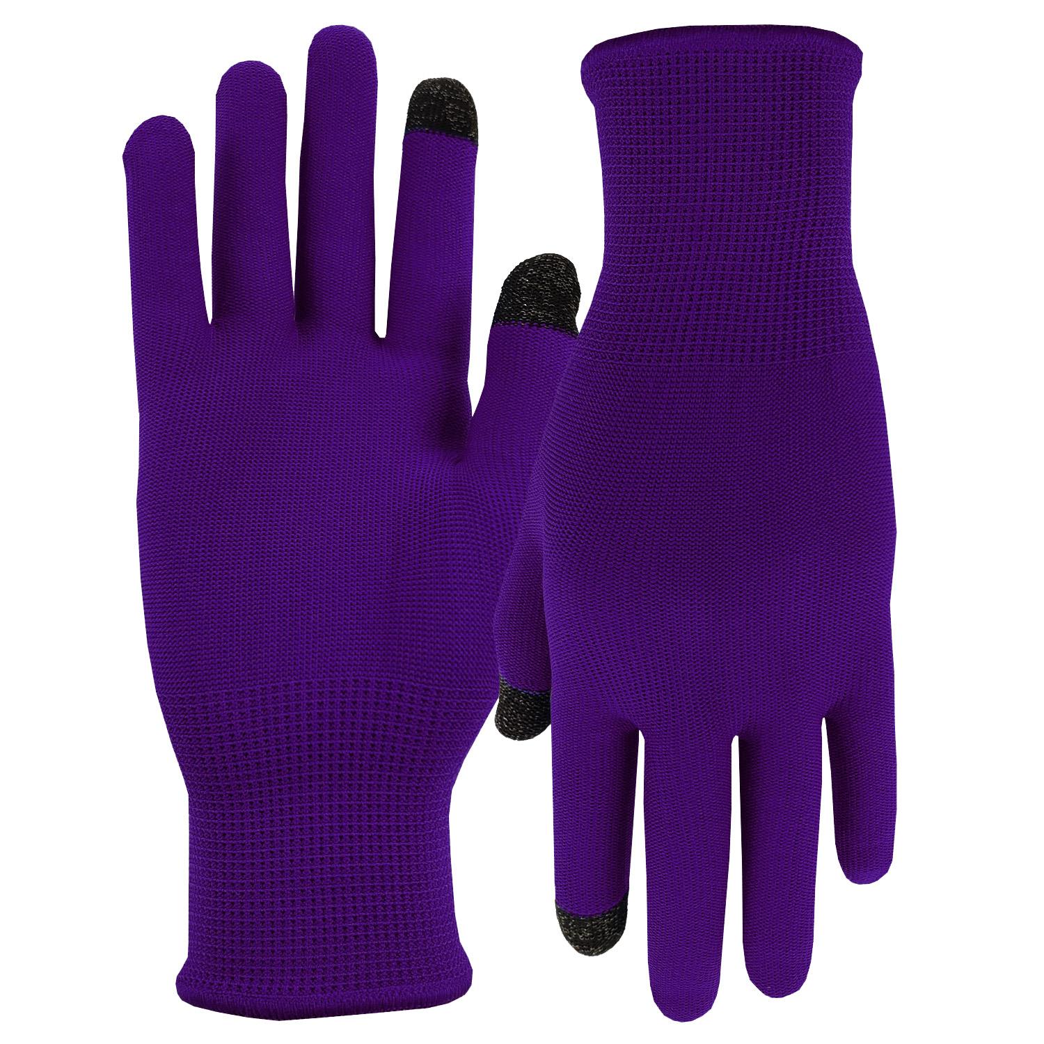 Sports Performance Runners Text Gloves with Oversized DTF on Top of Hand 5