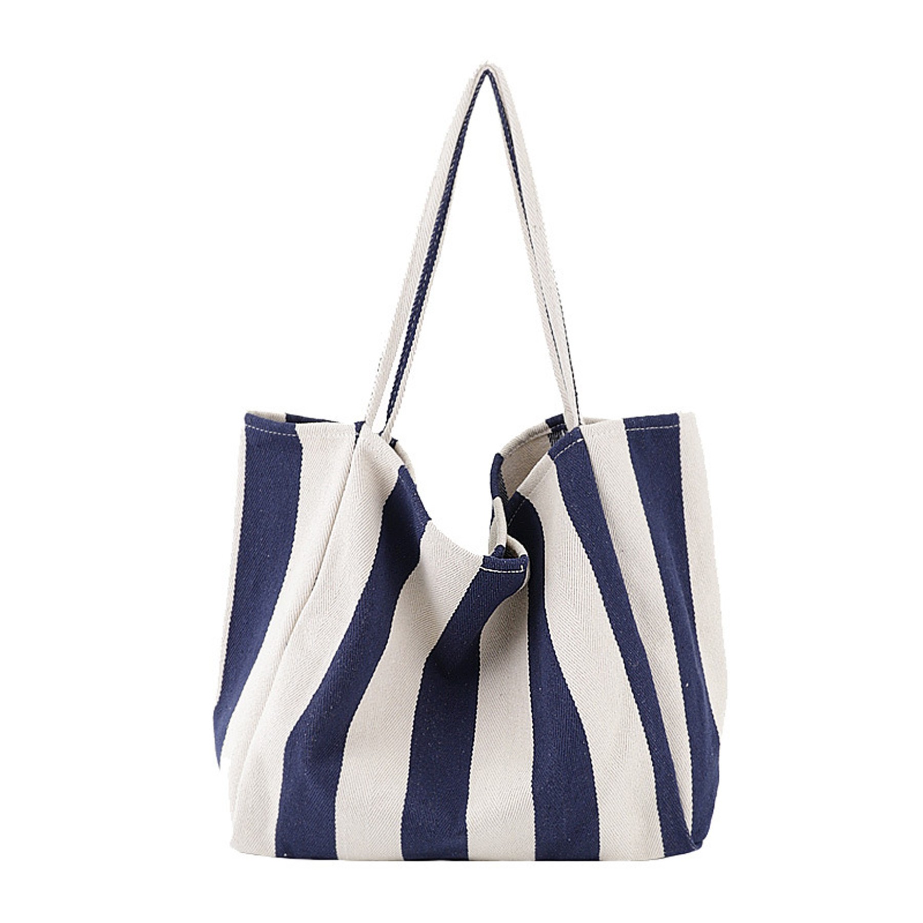 Stripes Canvas Handbag 6