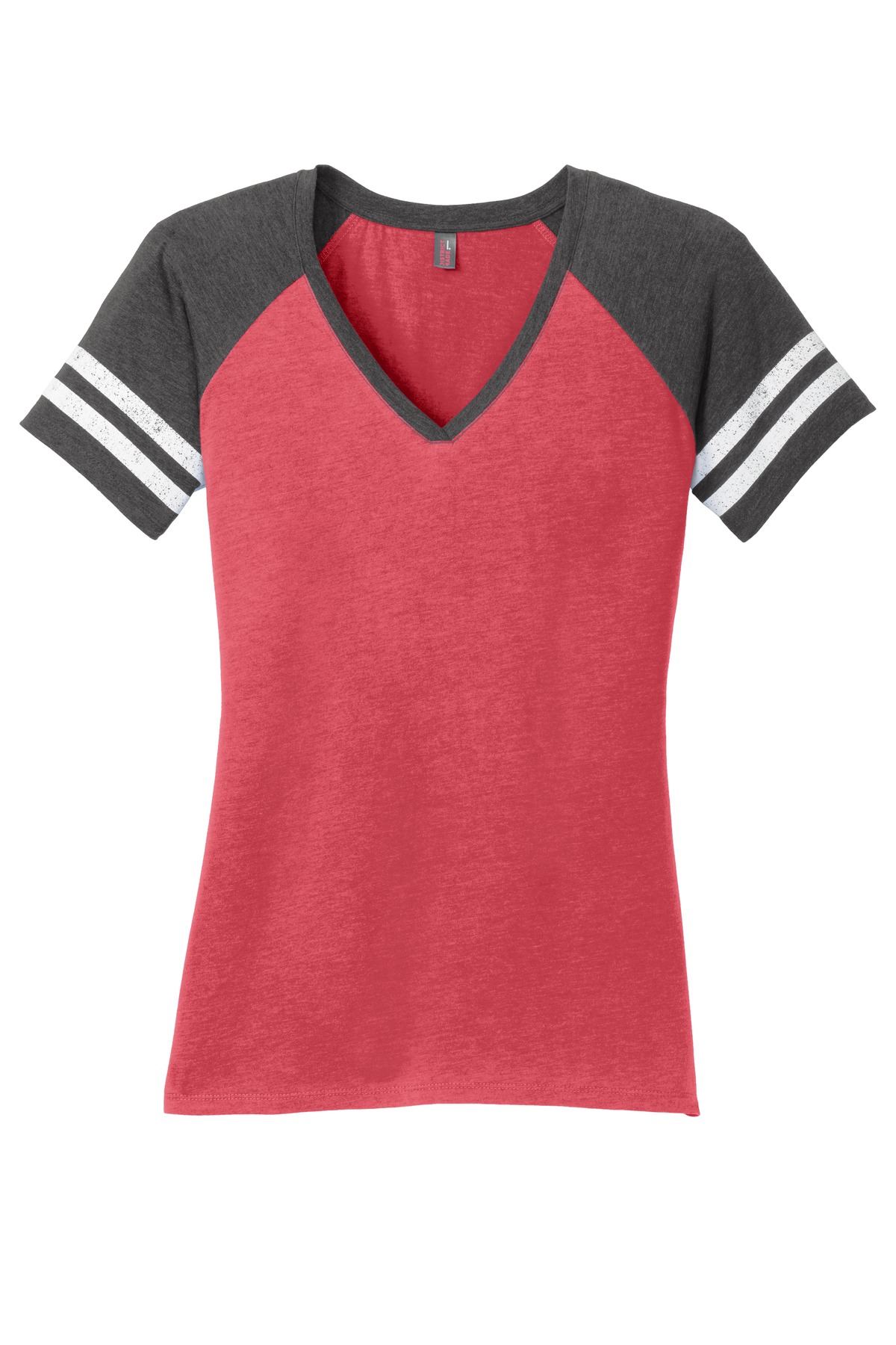 District Women's Game V-Neck Tee. DM476 38