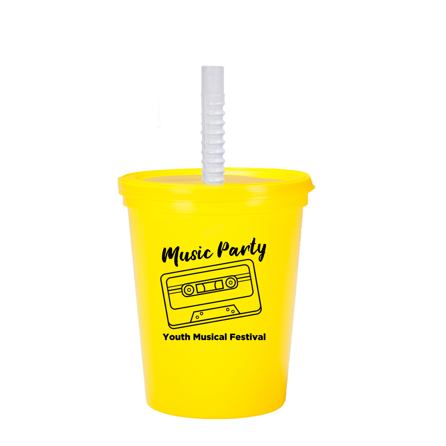 16 oz. Little Sippy Stadium Cup (1 Color Imprint) 2