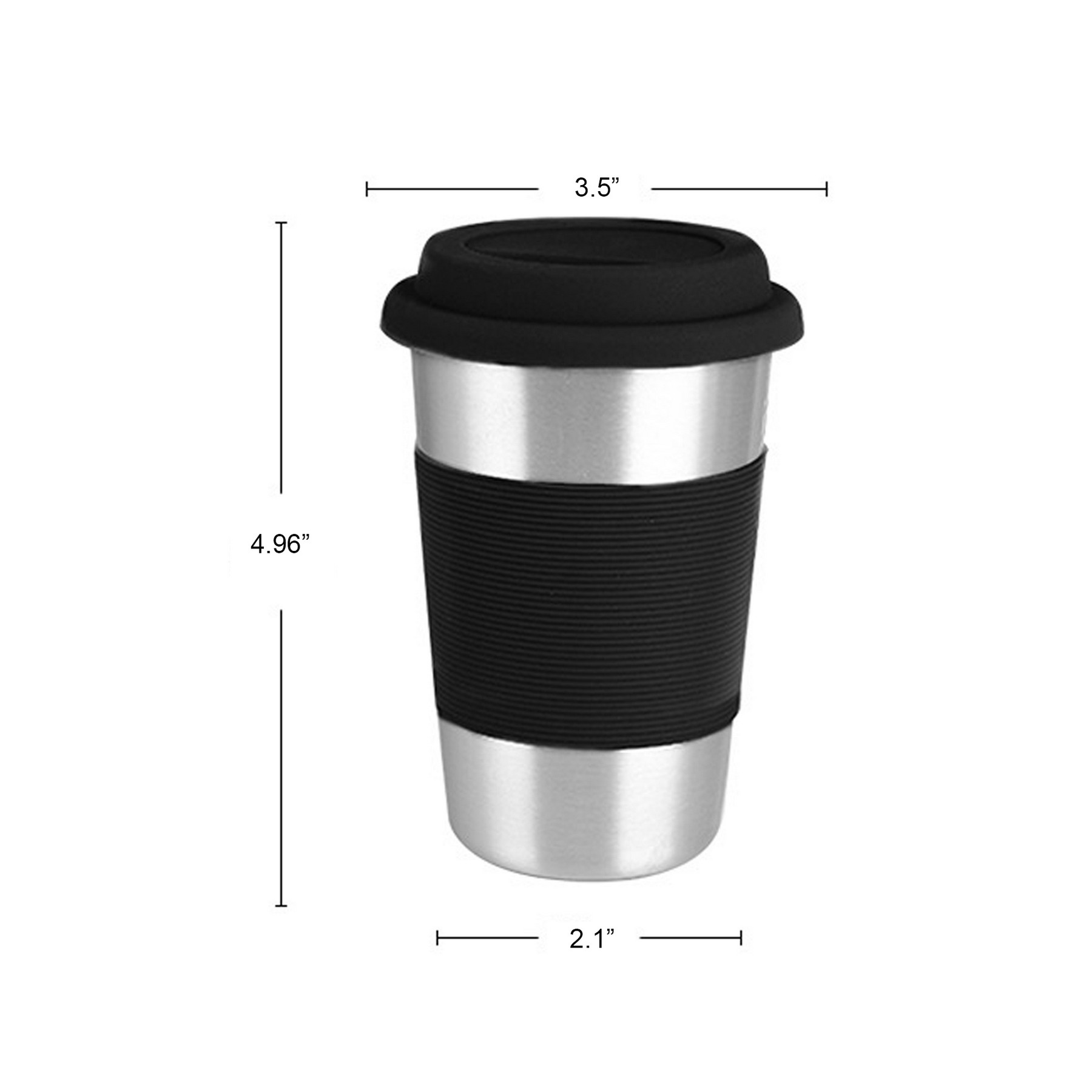 Stainless Steel Cup with Silicone Sleeve 2