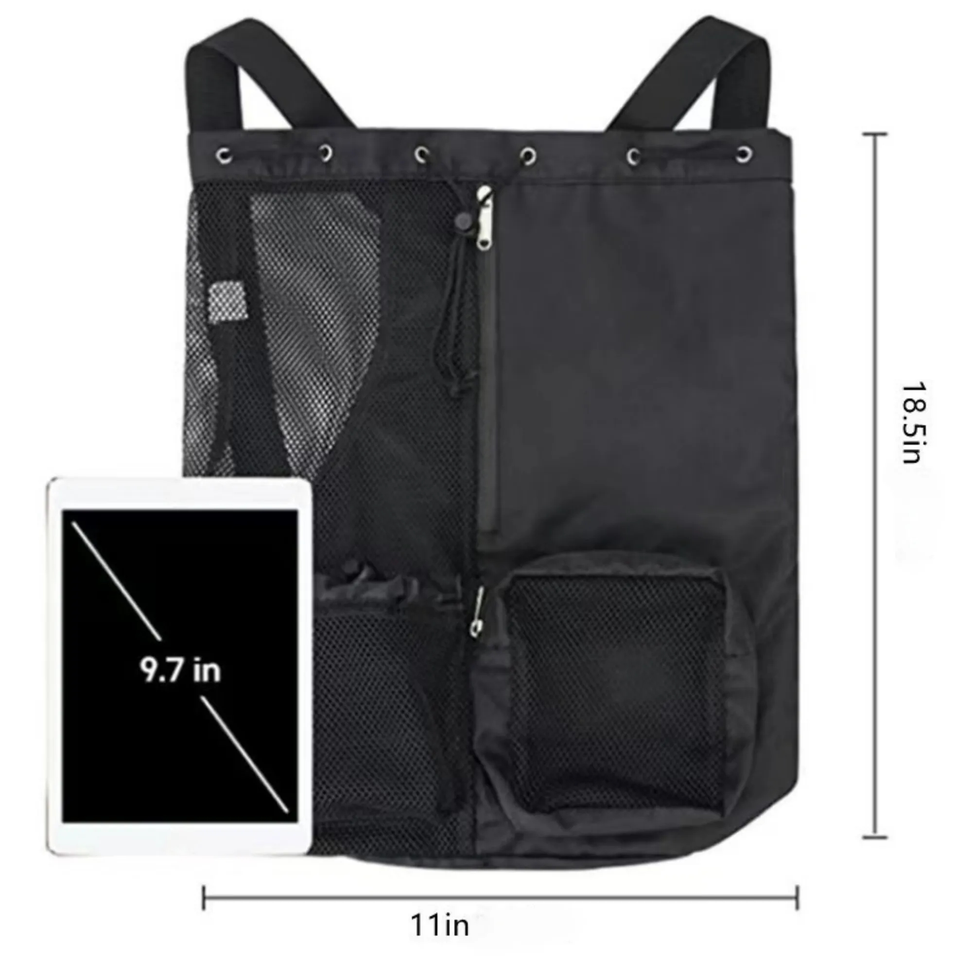 Open Mesh Gym Bag Lightweight Breathable Sports Equipment 7