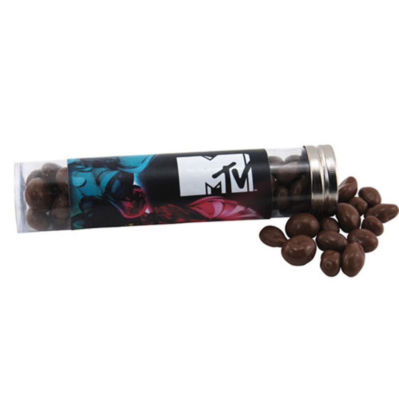 Tube with Choc Covered Raisins 1