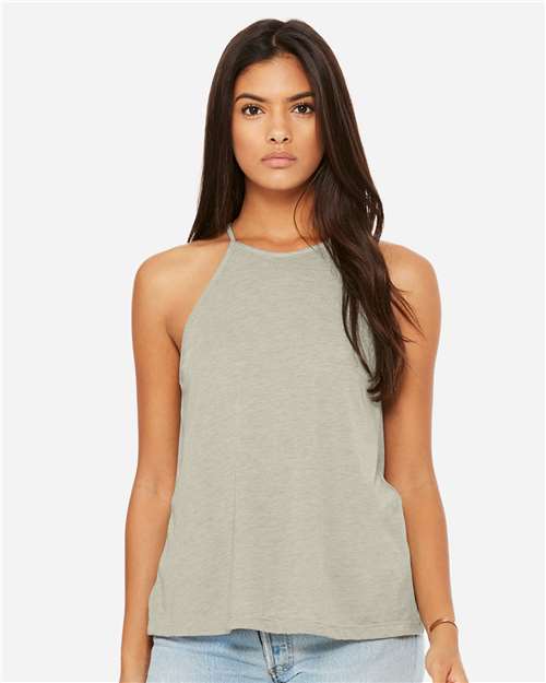 Women's Flowy High-Neck Tank - 8809 16