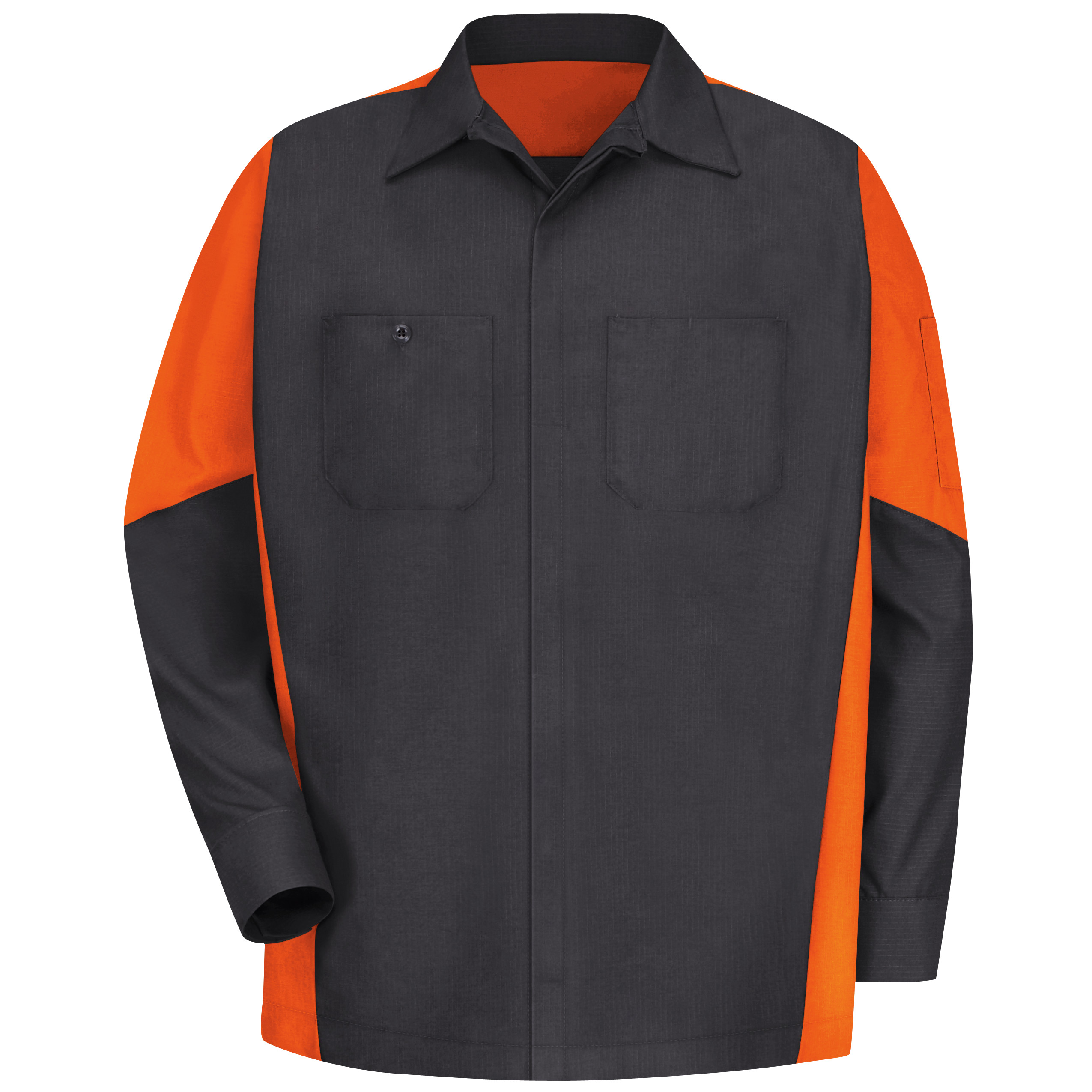 Red Kap® Men's Long Sleeve Two-Tone Crew Shirt 3