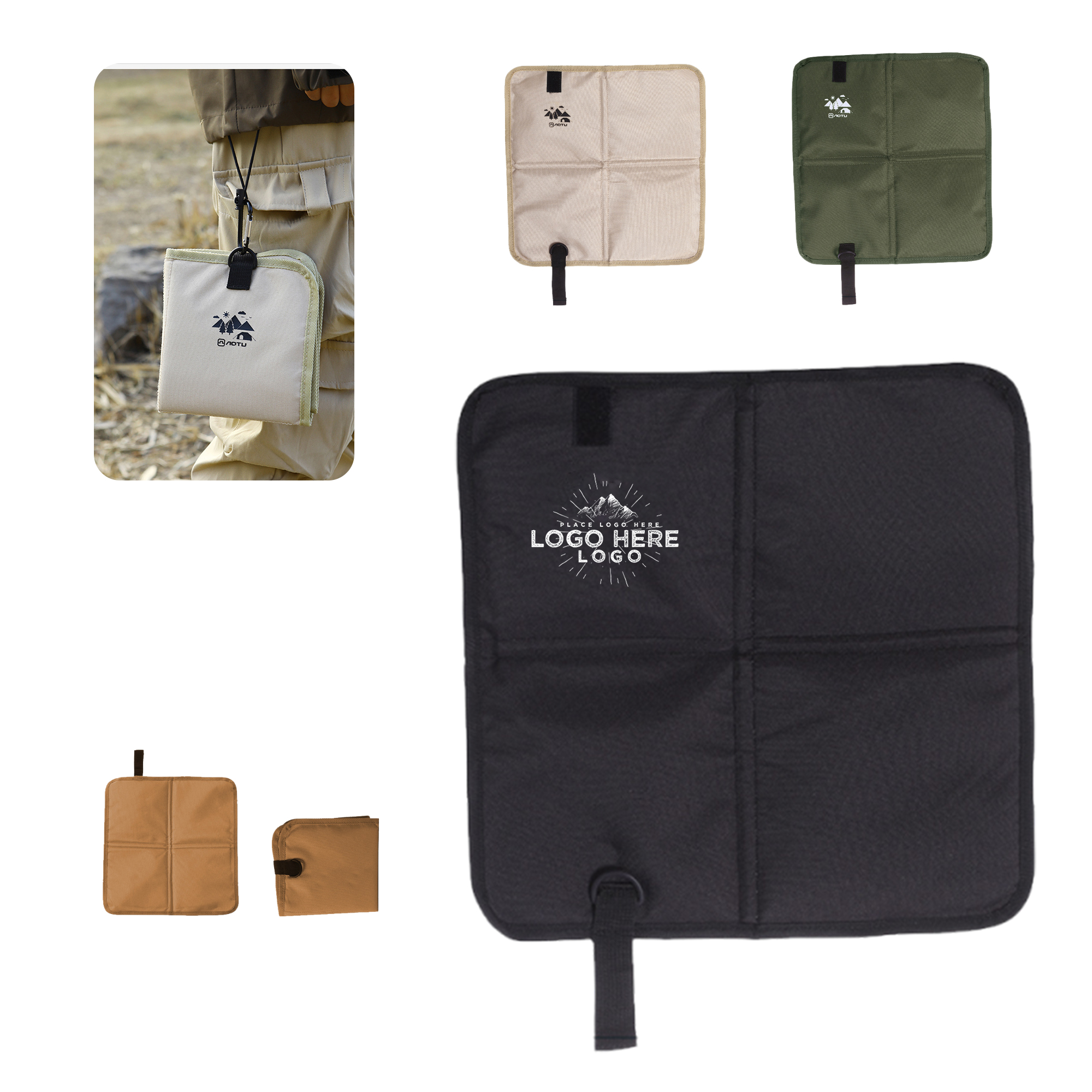 Custom Logo Camping Seat Pad 2