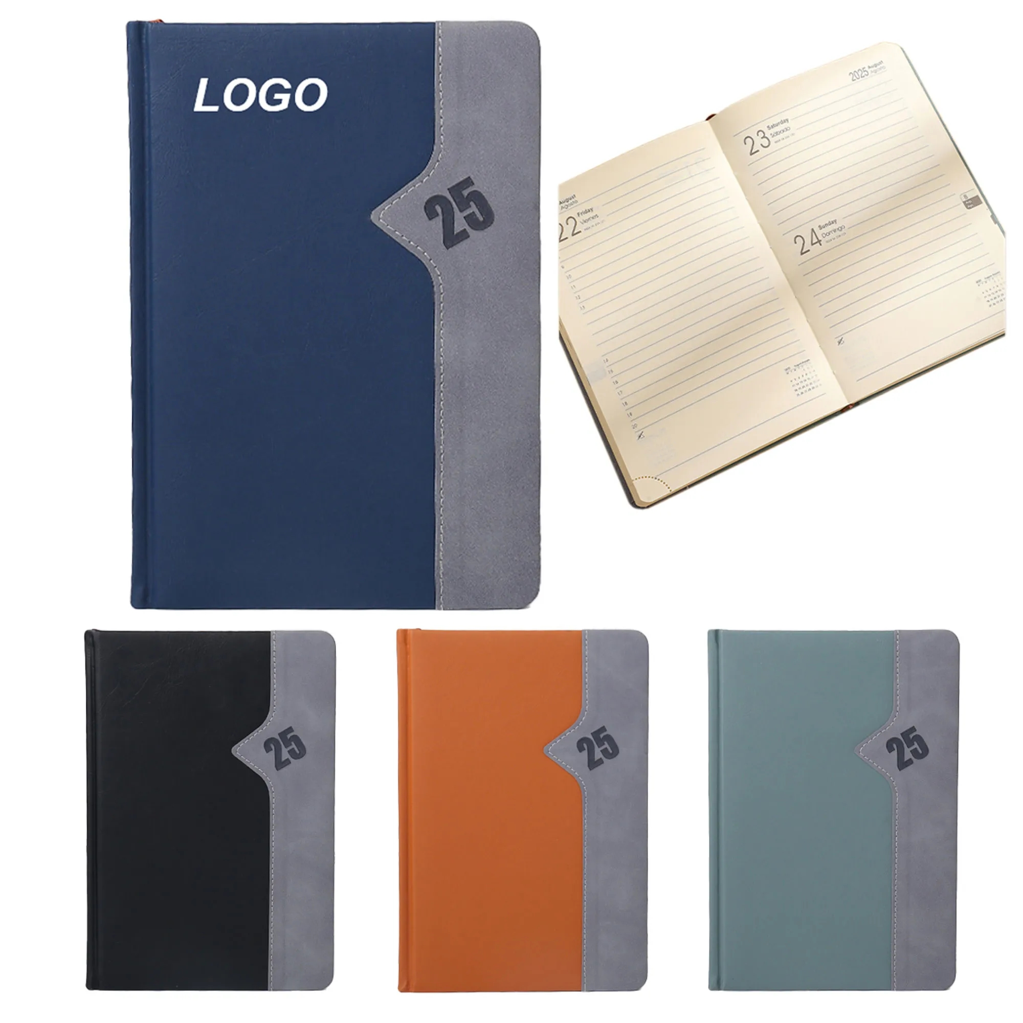 2025 Leather Planner Diary Notebook 1