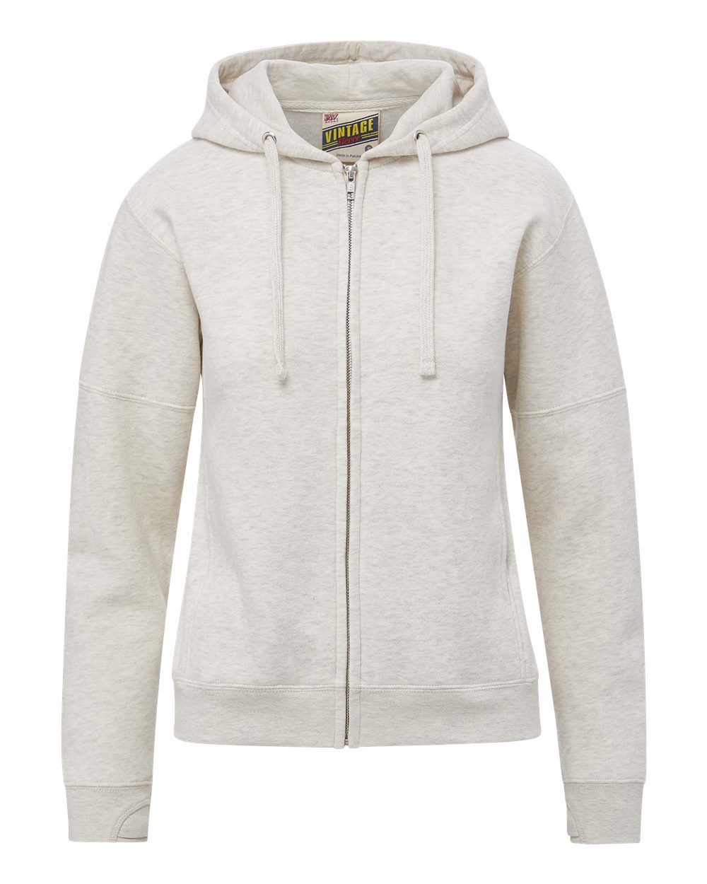 Women's Vintage Fleece Hooded Full-Zip Sweatshirt - W25165 9