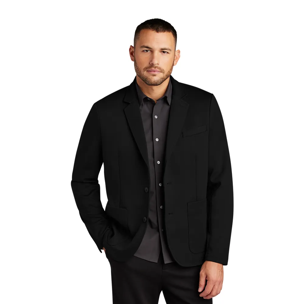 Relaxed Knit Blazer 2