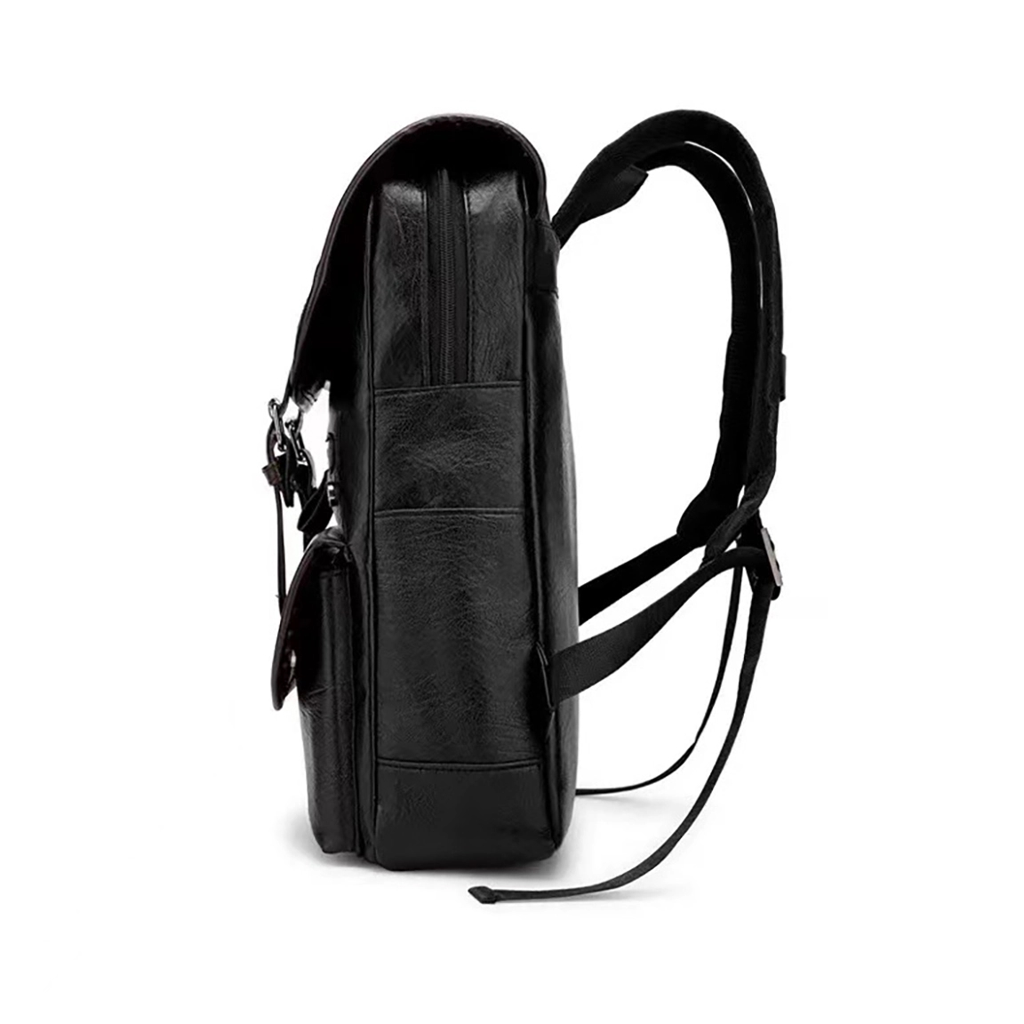 Vintage PU Leather Backpack 1